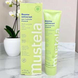 Mustela Avocado Balm Vegan Moisturizer Face Lips Body Dry Skin 2.5 oz EXP: 05/27